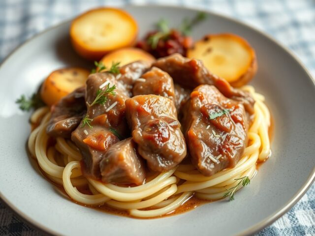 Lamsvlees met pastinaak