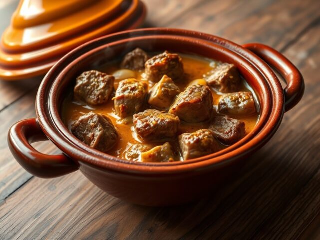 Lamsvlees Tajine met Saffraan