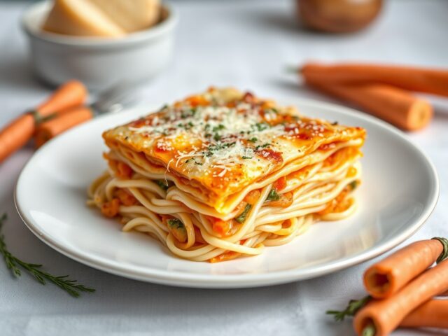 Lasagne a la pap — AI-gegenereerde illustratie