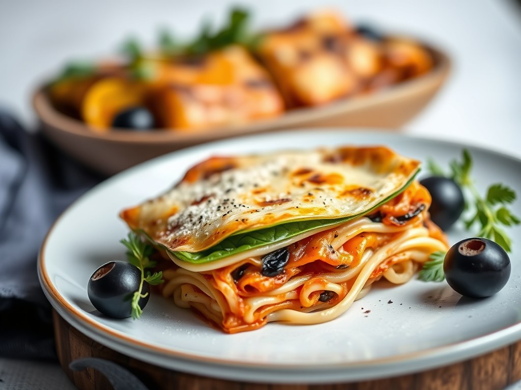 Lasagne á la minute, AI-gegenereerde illustratie