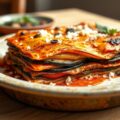 Lasagne met aubergine en tomaat