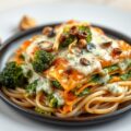 Lasagne met broccoli en gorgonzola-saus