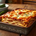 Lasagne met courgette en ui