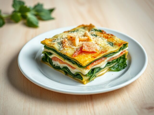 Lasagne met groene groenten