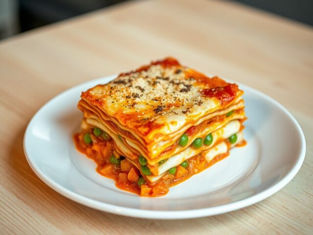 Lasagne met groentjes
