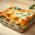 Lasagne met Meesterlyck-ham, Pas de Bleu en spinazie