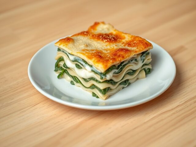 Lasagne met spinazie