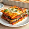 Lasagne van tomaten