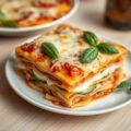 Lasagne van tonijn en ricotta