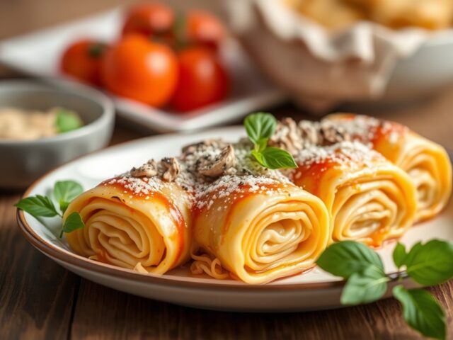 Lasagnerolletjes