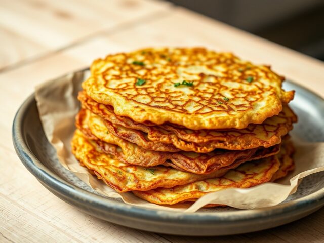 Latkes (Aardappelpannekoekjes)
