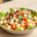 Lauwe aardappelsalade