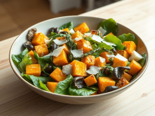 lauwwarme herstsalade