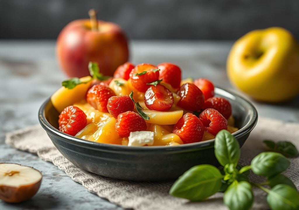 Lekkerbeksalade met Knacki, AI-gegenereerde illustratie