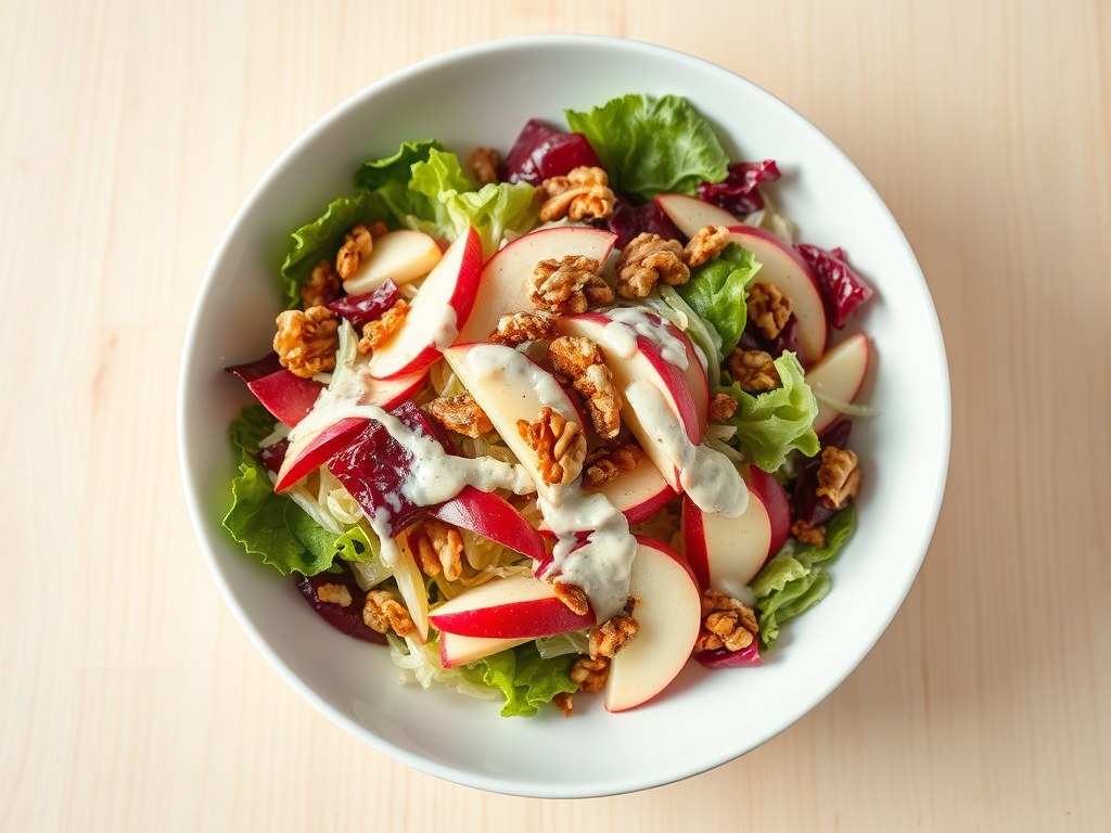 Lekkere salade, AI-gegenereerde illustratie