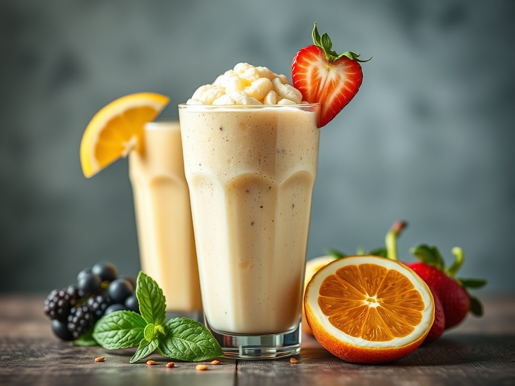 Lekkere zomer Smoothie!, AI-gegenereerde illustratie