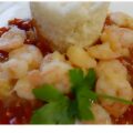 Lekkerrrrr…….. Chinese garnalen met gember uit de wok…