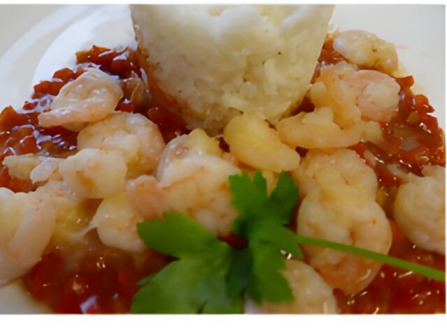 Lekkerrrrr…….. Chinese garnalen met gember uit de wok…