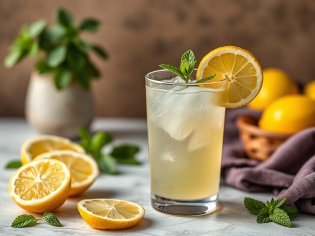 Lemonade uit Zuid-Afrika — AI-gegenereerde illustratie