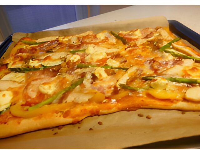 Lente Plaat Pizza
