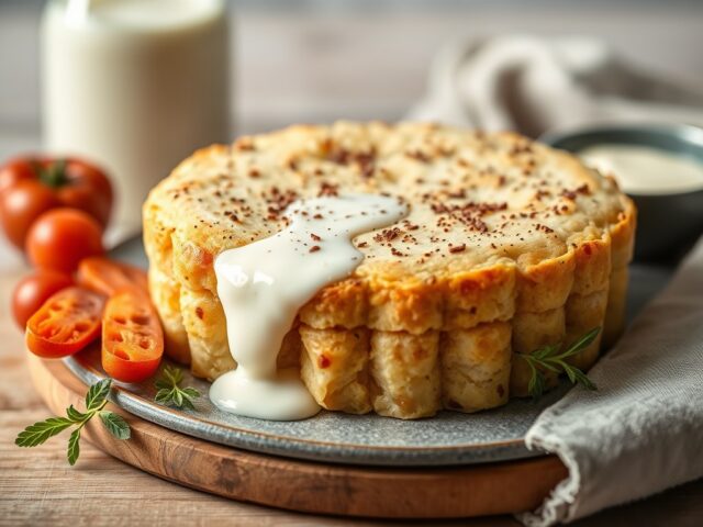 Lijnzaadbrood rond