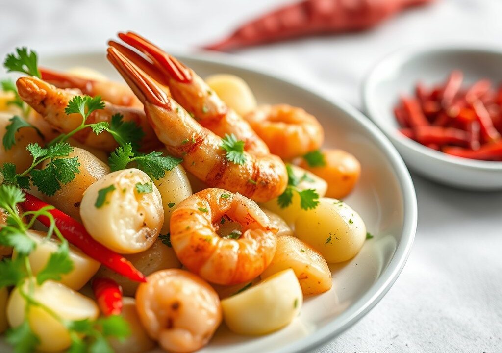 Limburgse asperges met peterselie aardappelen en, AI-gegenereerde illustratie