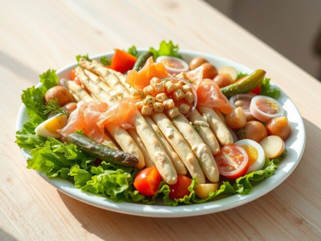 Limburgse aspergesalade