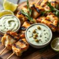 Limoenkipsate met olijvenmayonaise