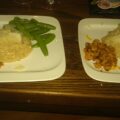 Limoenrisotto met knoflook garnalen