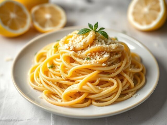 Linguine al Limoncino (Limoncello)