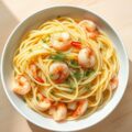 Linguine met scampi’s en venkel