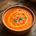 Linzensoep met paprika’s