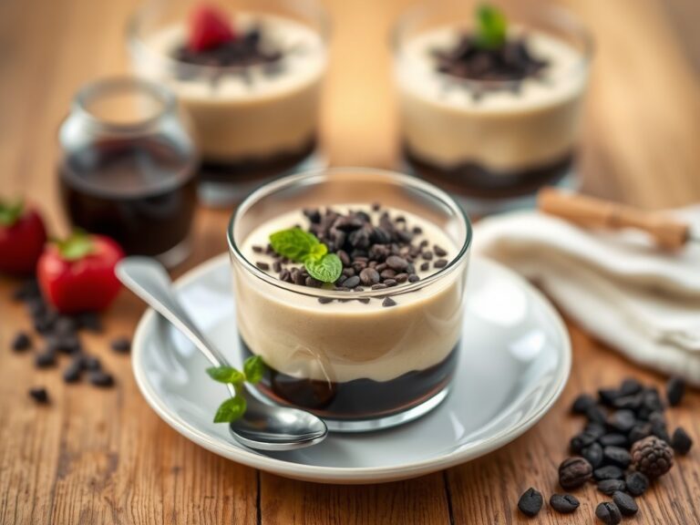 Luchtige mousse van espresso en Tia Maria