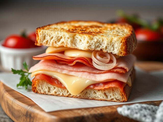 Lunchbroodje — AI-gegenereerde illustratie