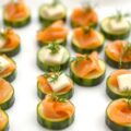 Luxe zalm komkommerhapje