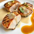 Médaillons de porc avec deux sauces