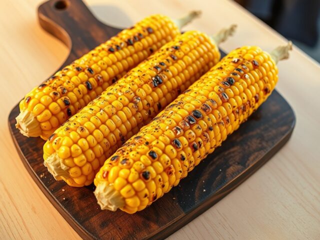 Maïskolven op de bbq