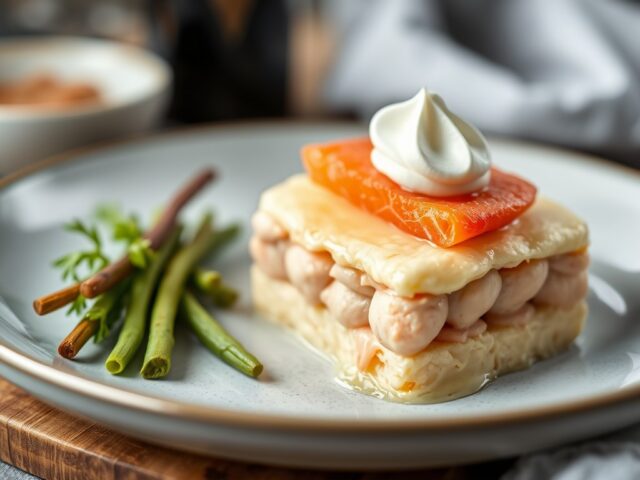 maaltijdpreisoep met zalm