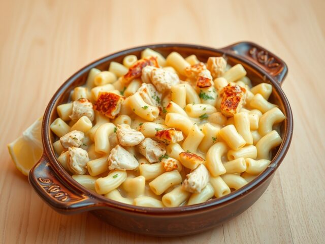 Macaroni met kip