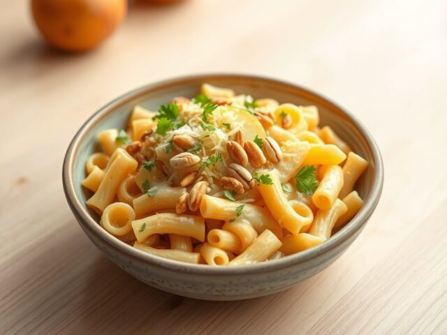 Macaroni met peer