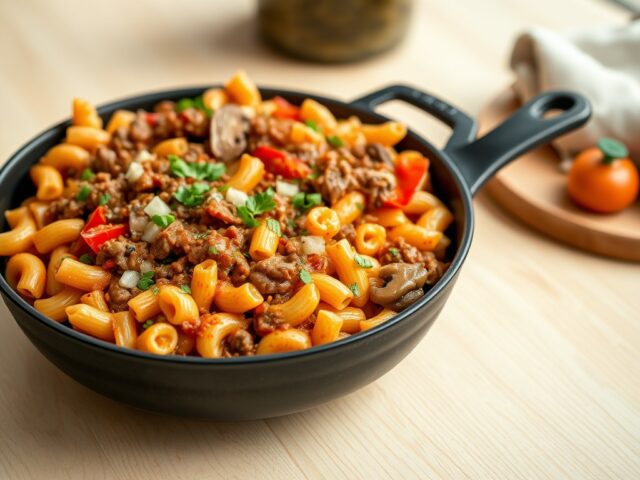 Macaroni met rundergehakt