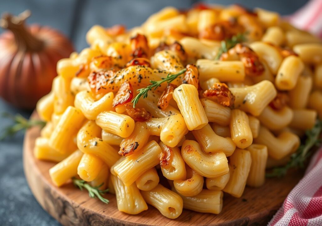 Macaroni Ovenschotel, AI-gegenereerde illustratie