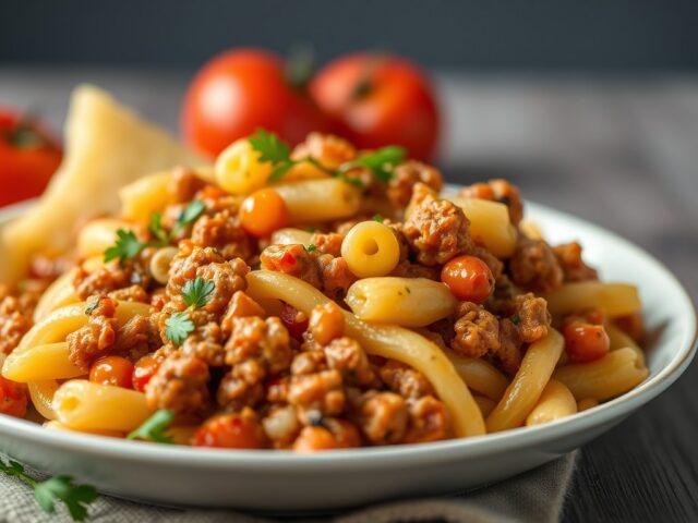 Macaroni voor Studenten — AI-gegenereerde illustratie