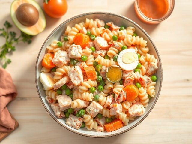 Macaroniezalmsalade