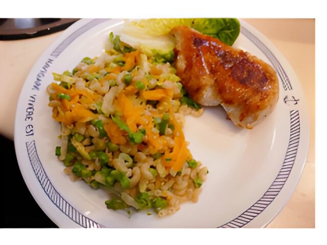 Macaronisalade met een geniale dressing……