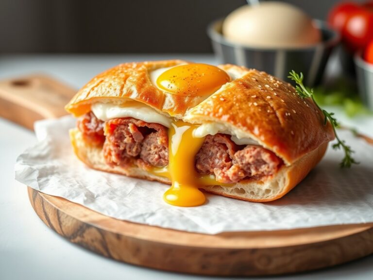 Mager worstenbrood (met rundergehakt, zonder ei)