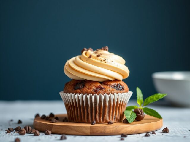 Magnetron Muffin — AI-gegenereerde illustratie