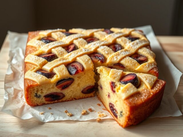 Mailänder Zwetschenkuchen