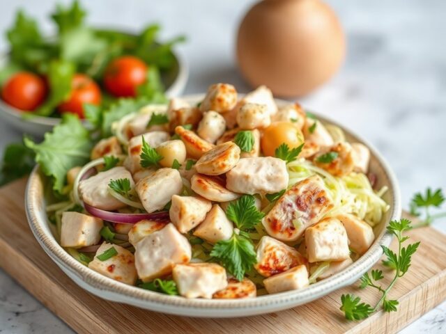Manderijn- kip-salade