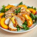 Mango Salade en Yoghurt met Geroosterde Kip